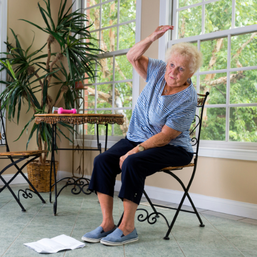 HTC Blog - Seated Chair Exercises for the Elderly